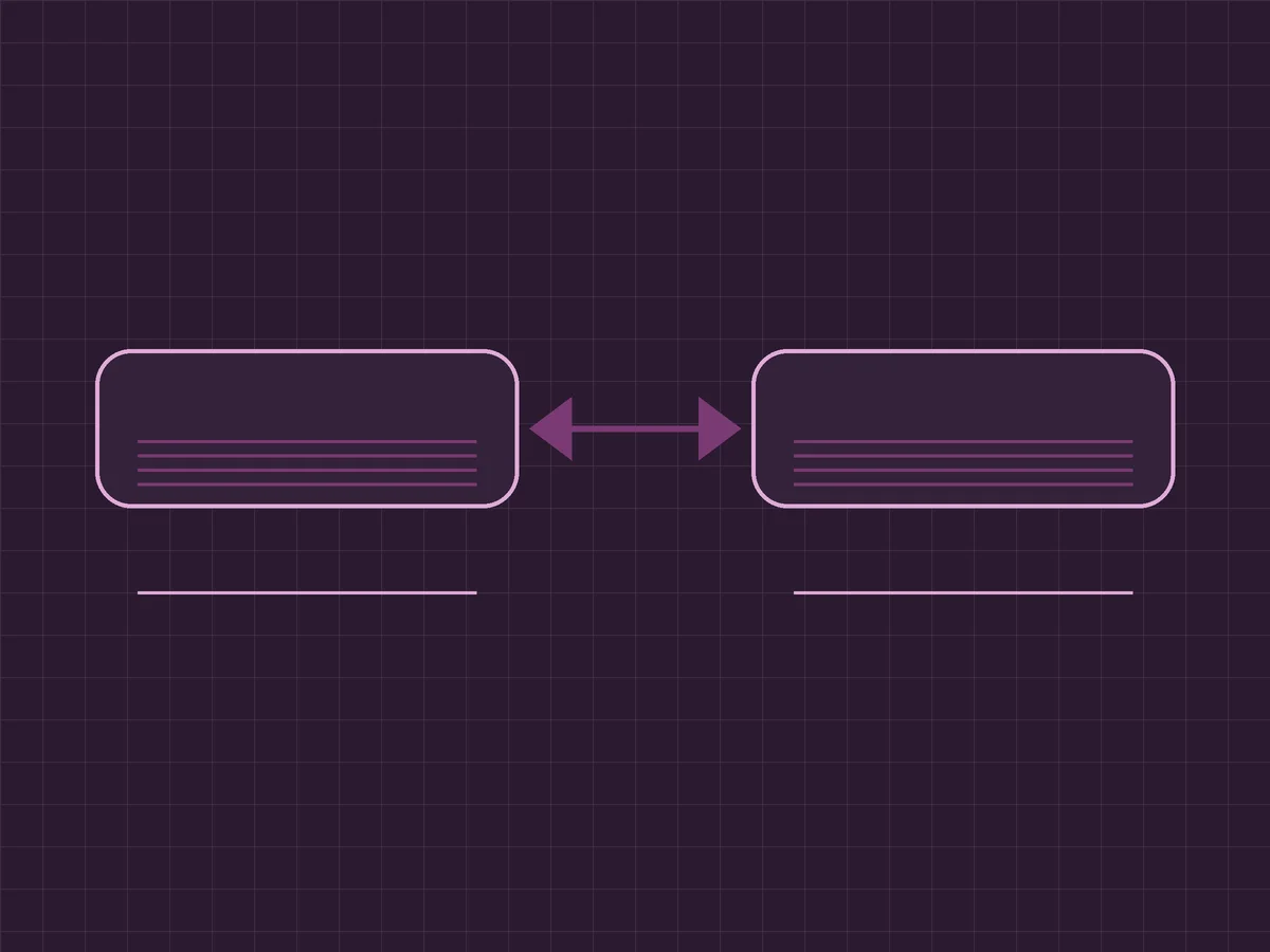 Drawing of an old AC unit and a new one with a two-way arrow